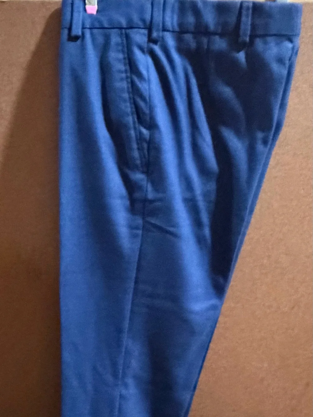 Laure Ralph Lauren boys 12R Royal Blue Dress Pants. Adjustable waist